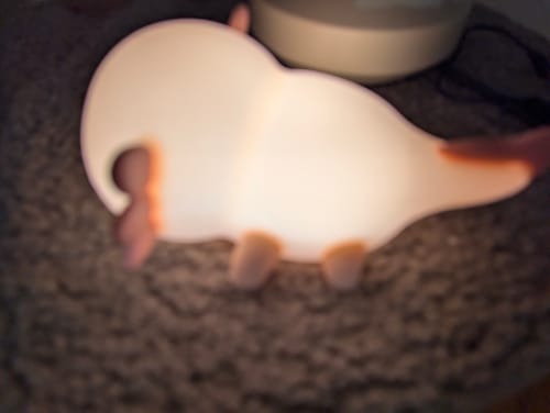 Customer photo review of MeWaii® Axolotl Cute Squishy Night Light - Perfect Gift 🎁