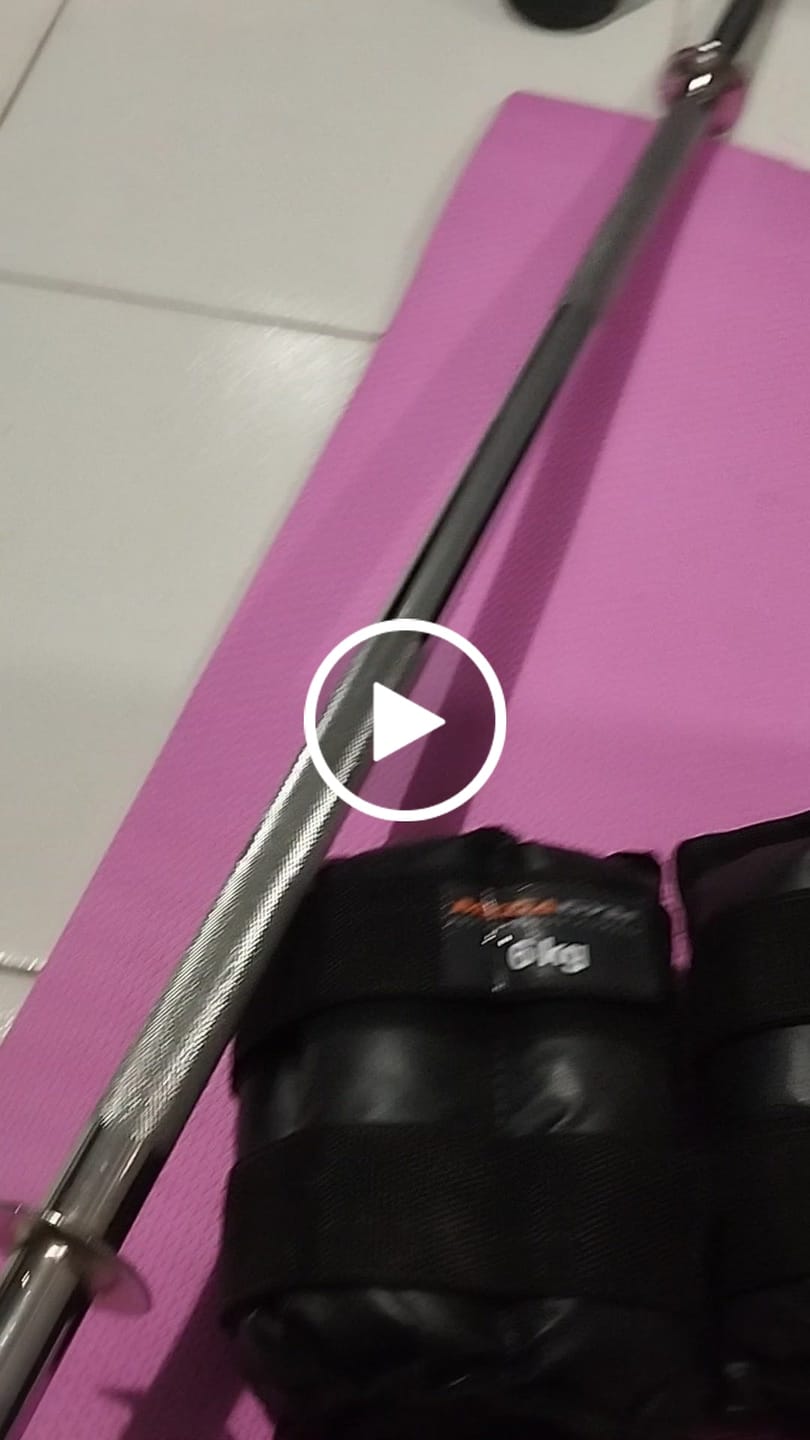 Customer video review of Tapete Eva Esteira De Yoga 100X50X10