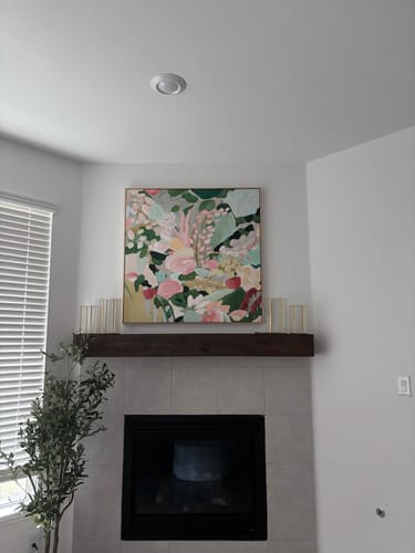 Customer photo review of Flower Canvas Art #FL023