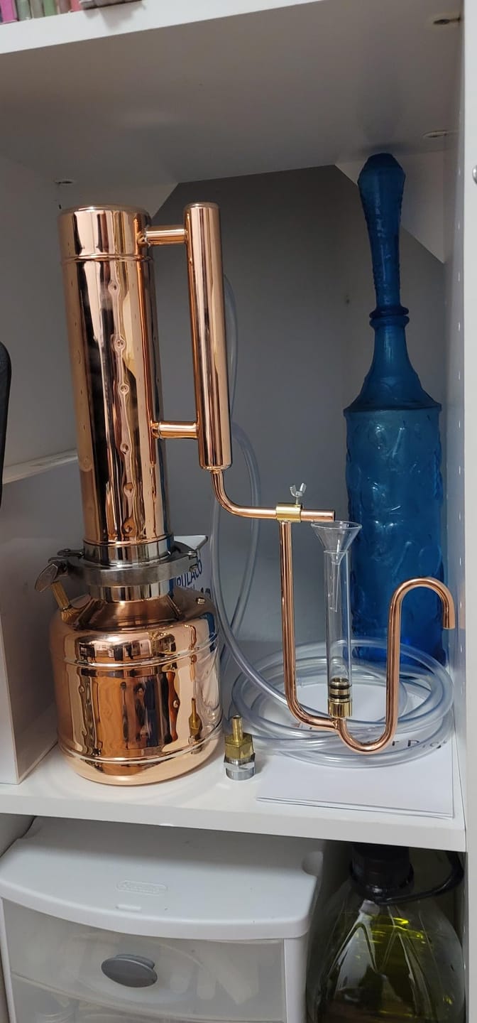 Customer photo review of Essential Oil Distiller 0,8Gal/3L - Basic Kit