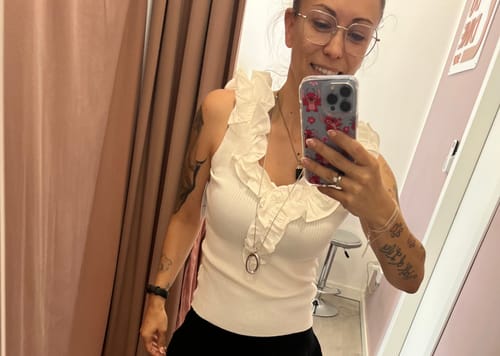 Customer photo review of Maglia Secret smanicata