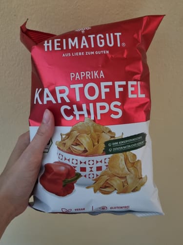 Customer photo review of Bio Kartoffelchips Paprika