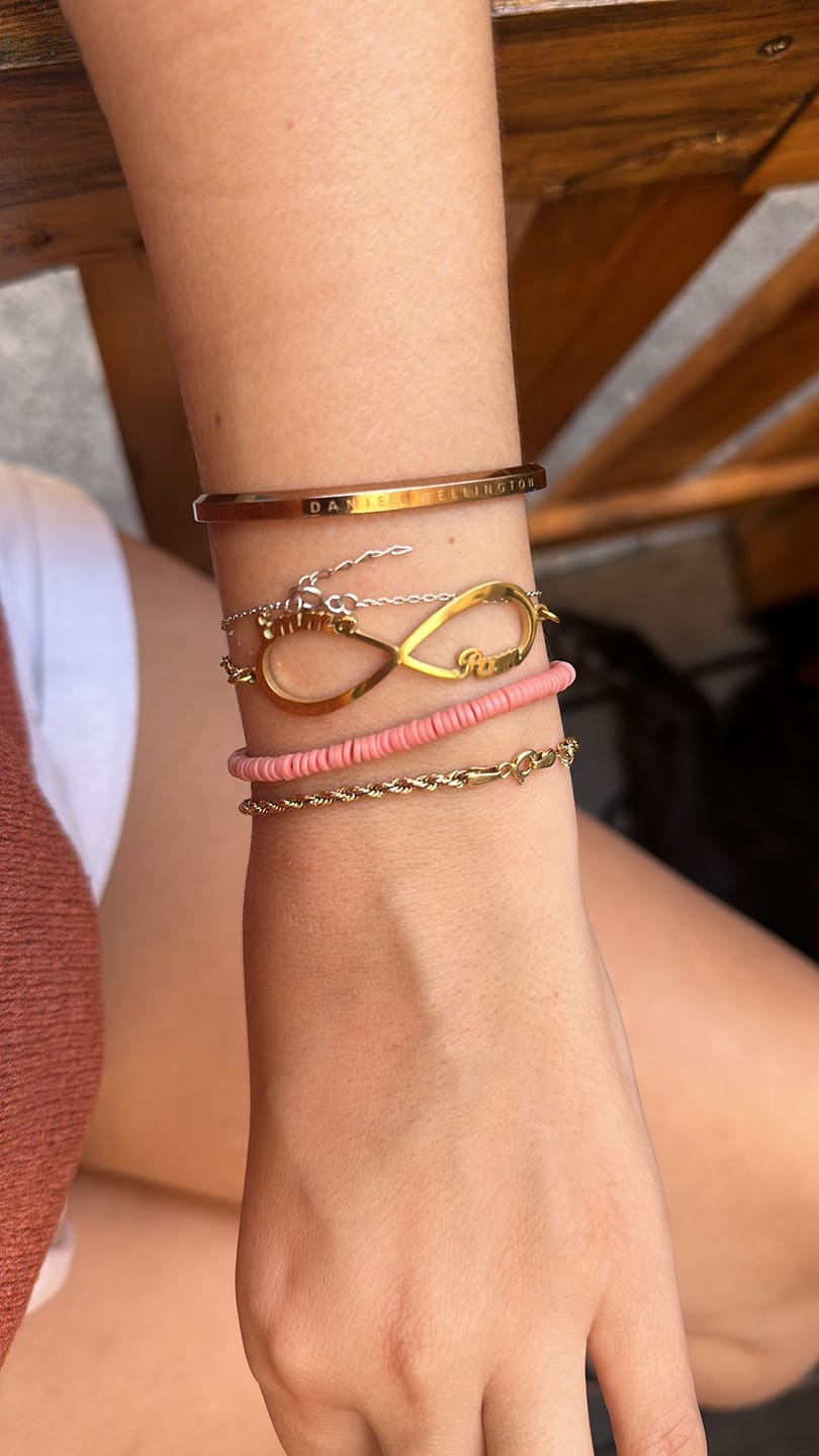 Customer photo review of Bracelet Infini Éternité