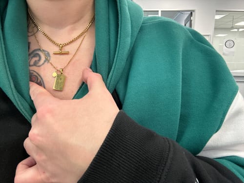 Customer photo review of The Zodiac Necklace