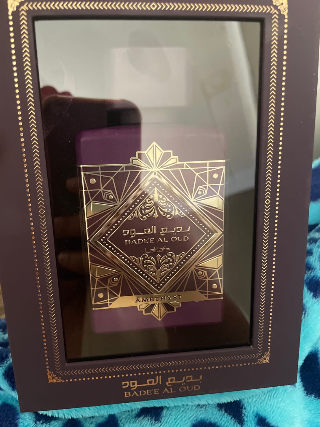 Customer photo review of Bade'e Al Oud Amethyst Lattafa Perfumes