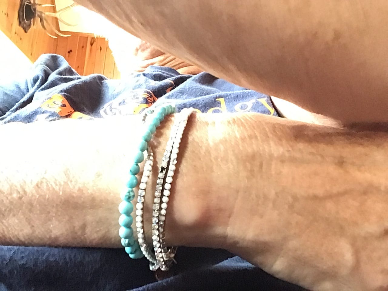 Customer photo review of Multi-Amazonite Bracelet Mini