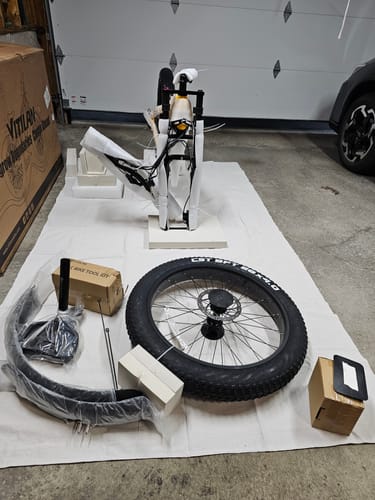 Customer photo review of T7 Full Suspension Mountain E-bike