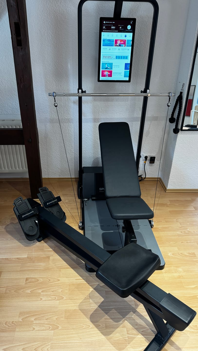 Customer photo review of Speediance Barbell Hooks
