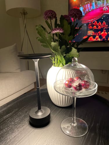 Customer photo review of Bordslampa Iron - Portabel - Batteridriven 4000 mAH
