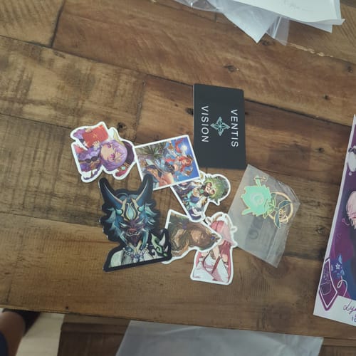 Customer photo review of Genshin Varsity Jacket Preorder