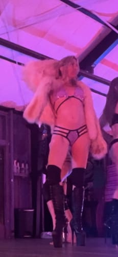 Customer photo review of 2026 Glitter Riot Skanky Pants