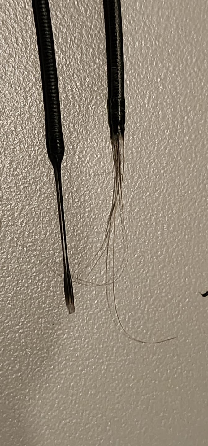 Customer photo review of Matte Black PETG Filament 1.75mm 1kg