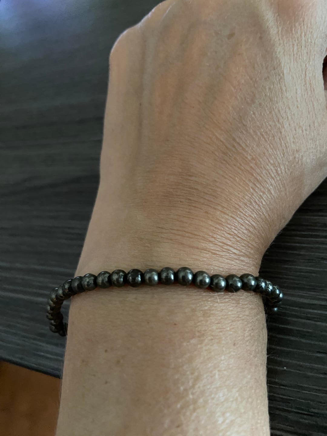 Customer photo review of Pulsera Pirita | 4mm | Abundancia - Positividad