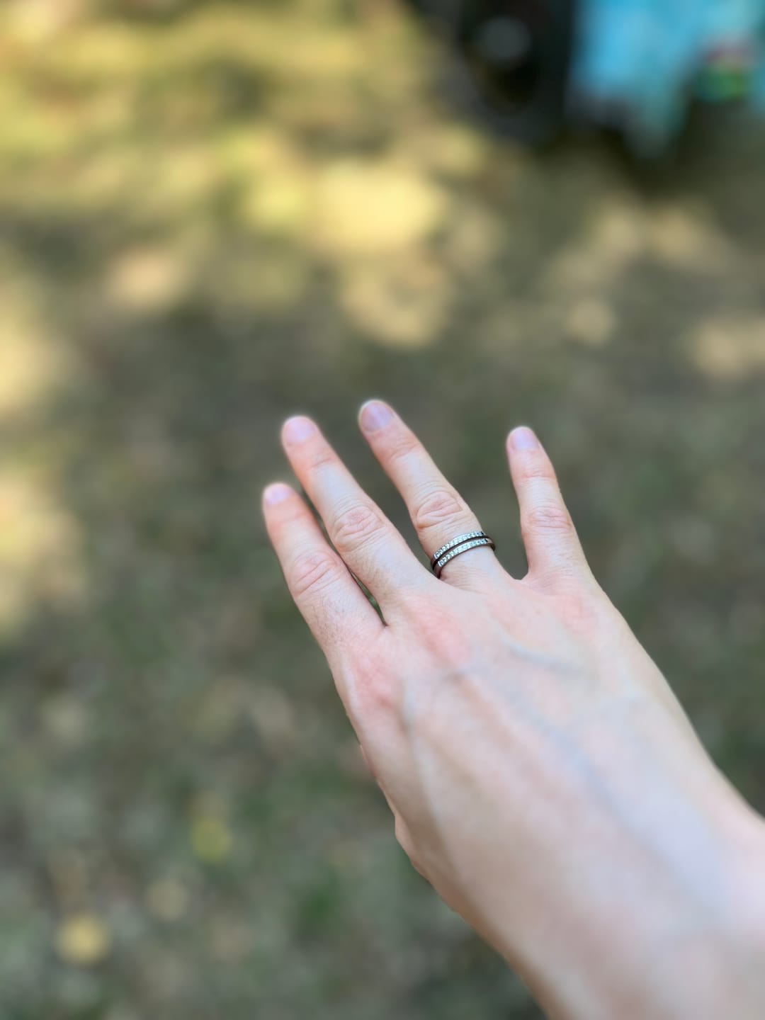 Customer photo review of Two Layers Ring | 18K vergoldet