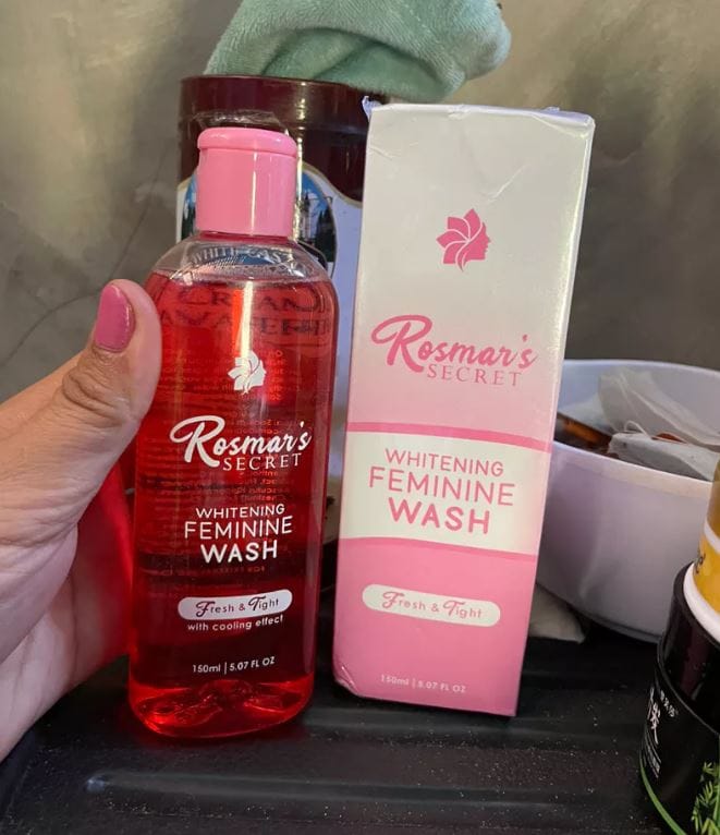 Customer photo review of Rosmar Whitening Feminine Wash & Rosmar Hydra Intimate Wash 150ml