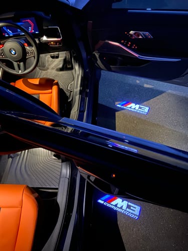 Customer photo review of BMW G SERIES DOOR LIGHTS