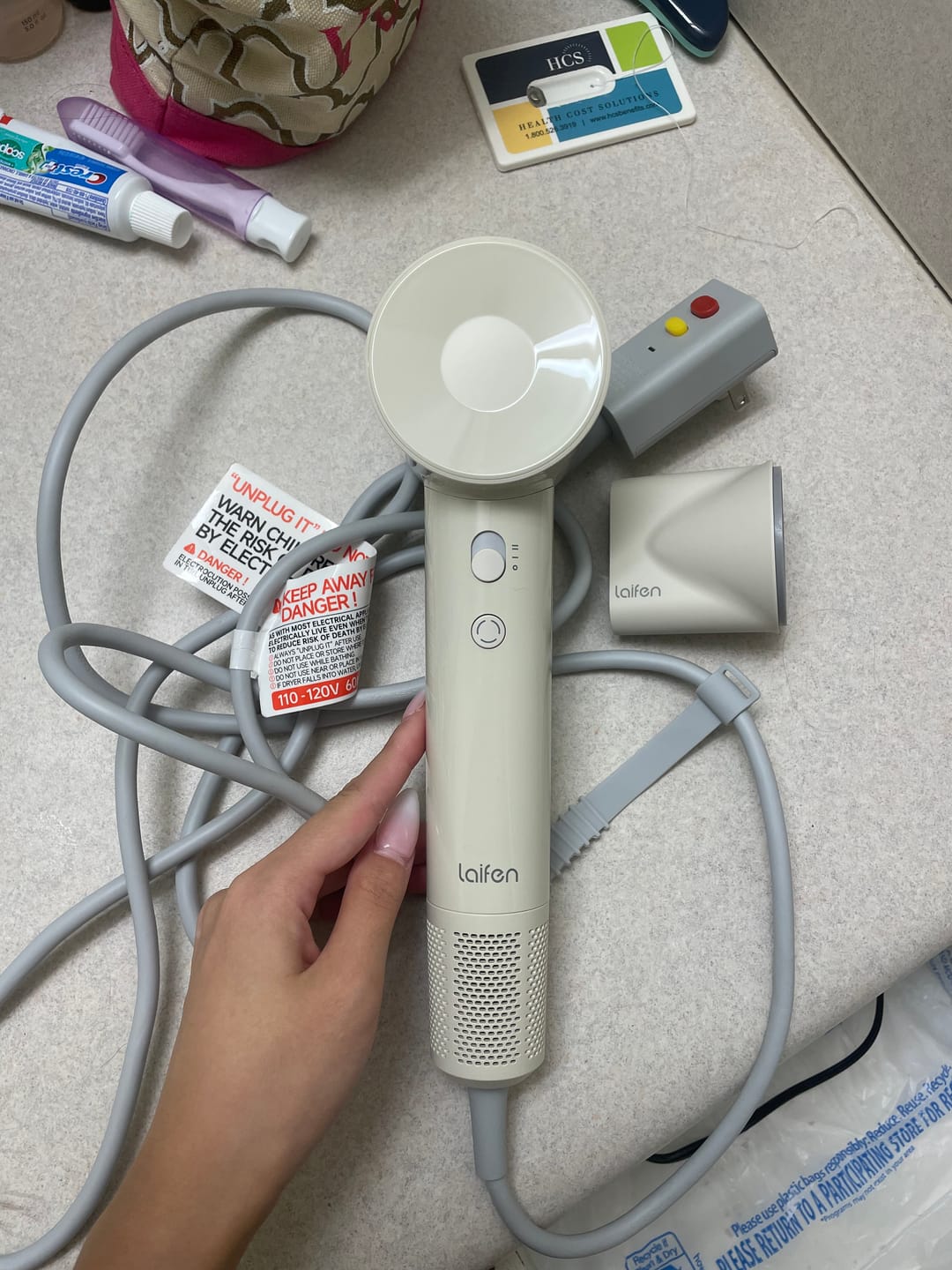 Customer photo review of Laifen SE Lite · High-speed hair dryer