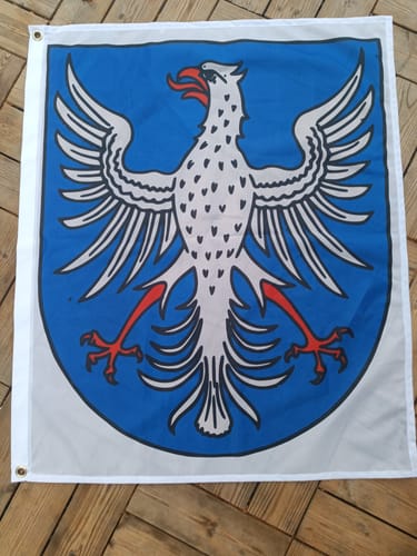 Customer photo review of Fahne inkl. Druck