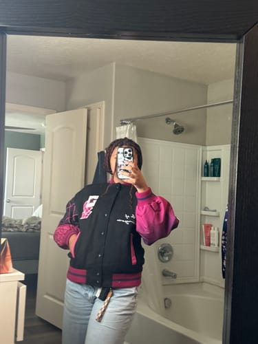 Customer photo review of Genshin Varsity Jacket Preorder