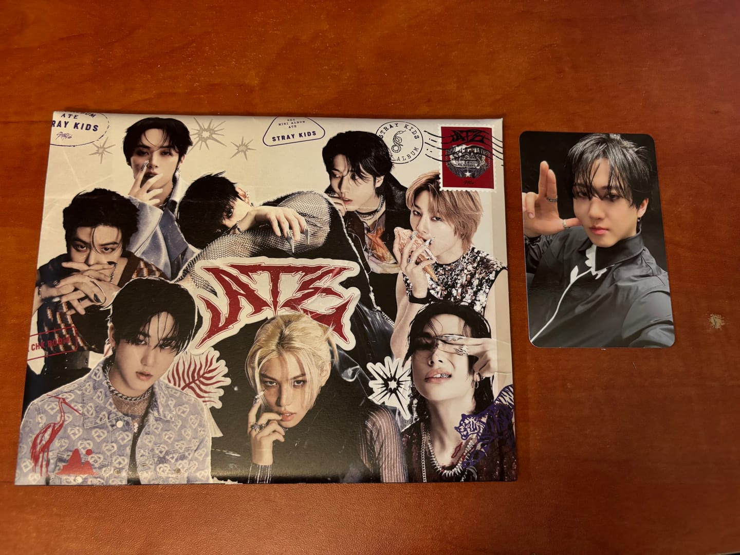 Customer photo review of STRAY KIDS - ATE ALBUM LETTER VER RANDOM