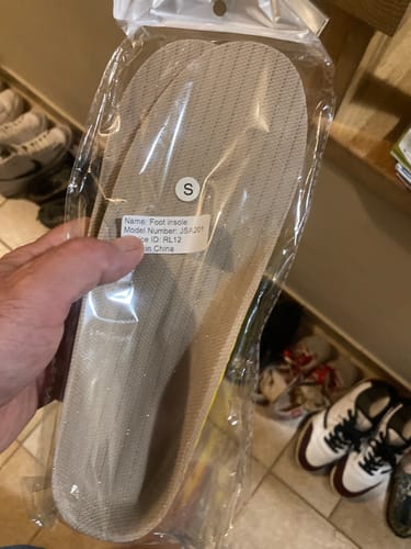 Customer photo review of Ortopéd Pro Talpbetét Plantar Fasciitis Enyhítésére