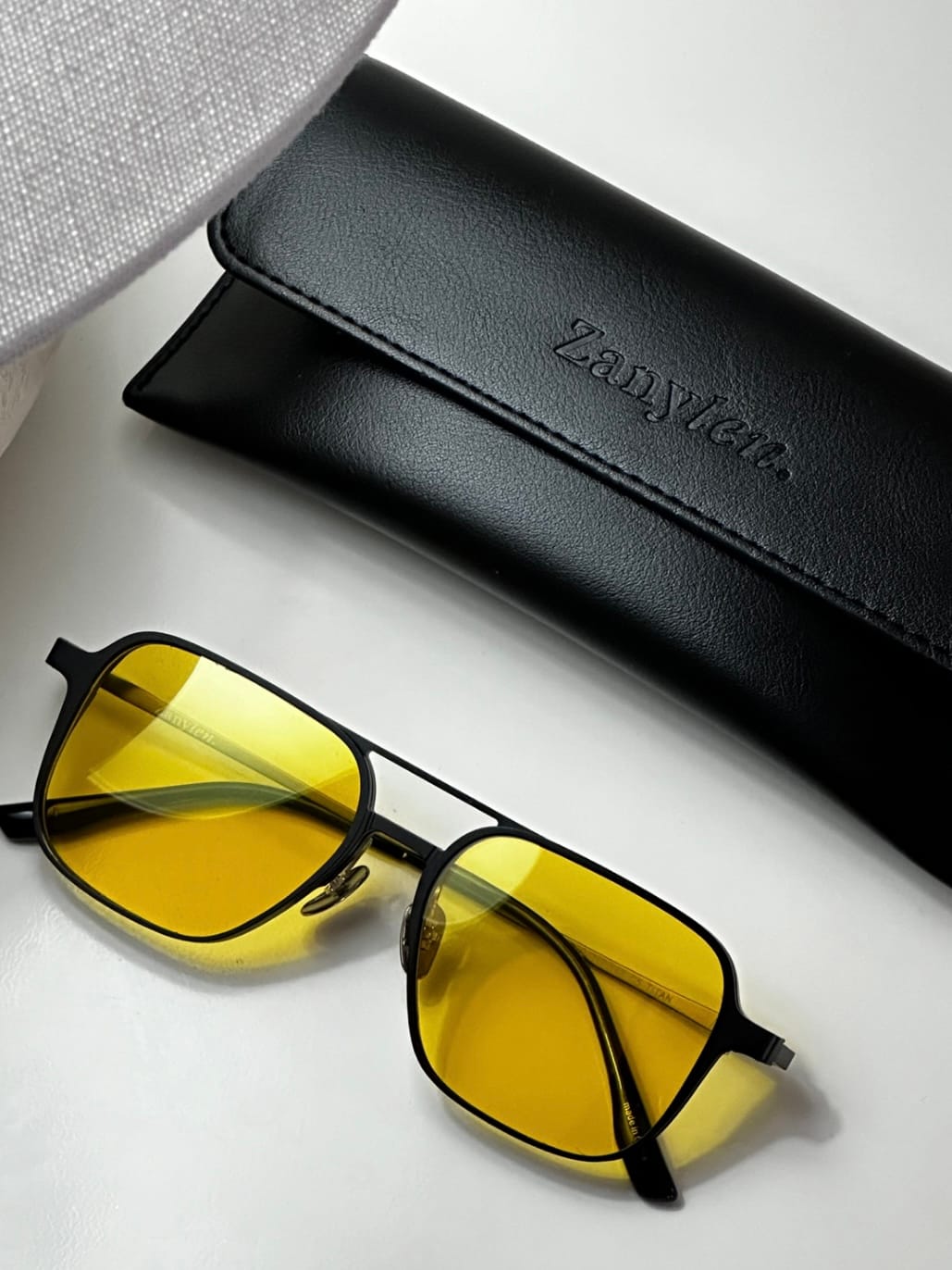 Customer photo review of Arnold | Magnetic Clip-on Glasses | ZanyLen New Arrival 2024
