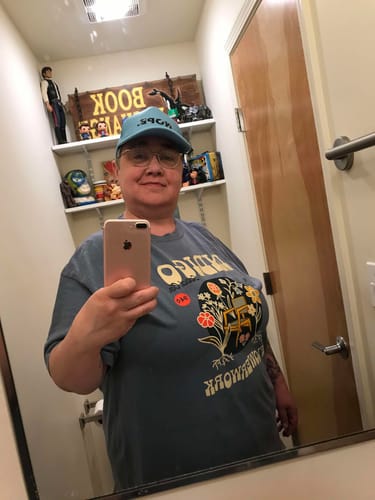 Customer photo review of Indigo Shirt