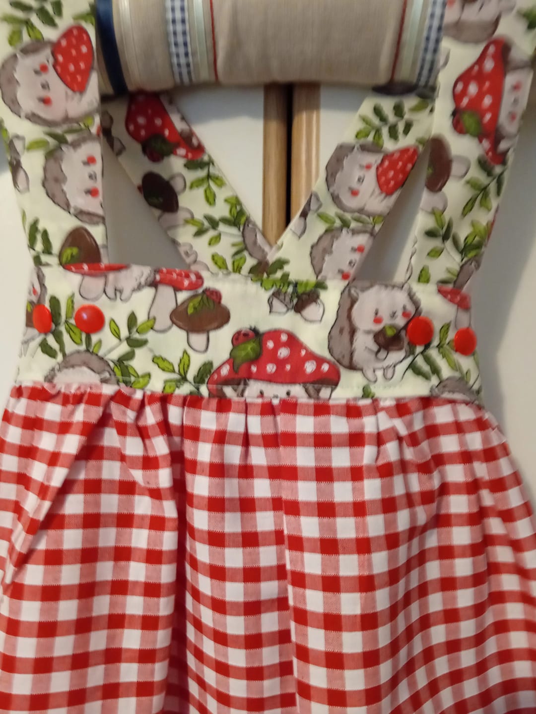 Customer photo review of Hedgehogs Polycotton Fabric