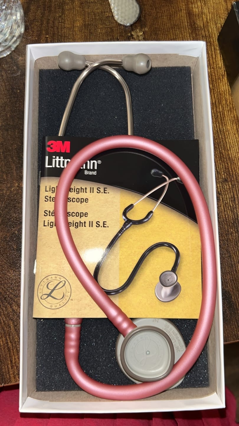 Customer photo review of Littmann Lightweight II S.E. Stethoscope: Pearl Pink 2456