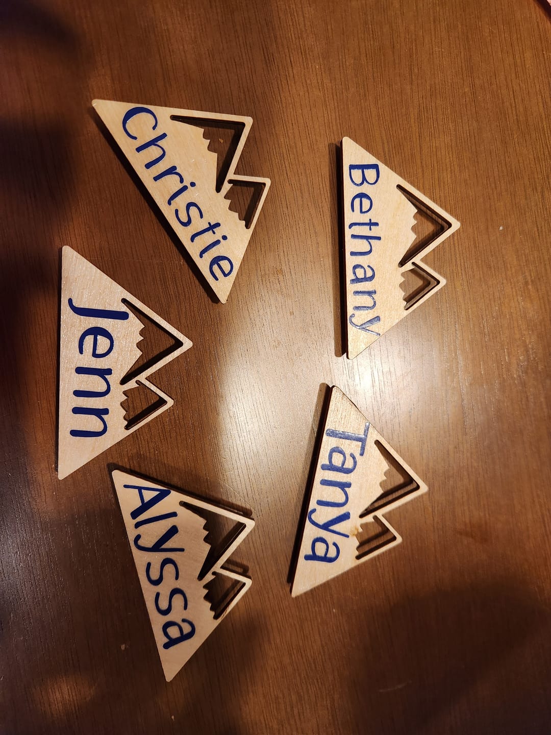Customer photo review of Unfinished Wood Mountain Peaks Shape - Craft - up to 36" DIY