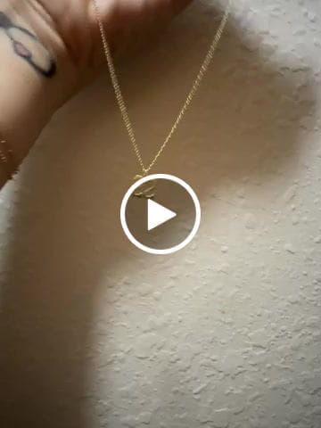 Customer video review of Custom Number Necklace