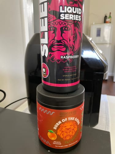 Customer photo review of Burn of the Gods - Fat Burner