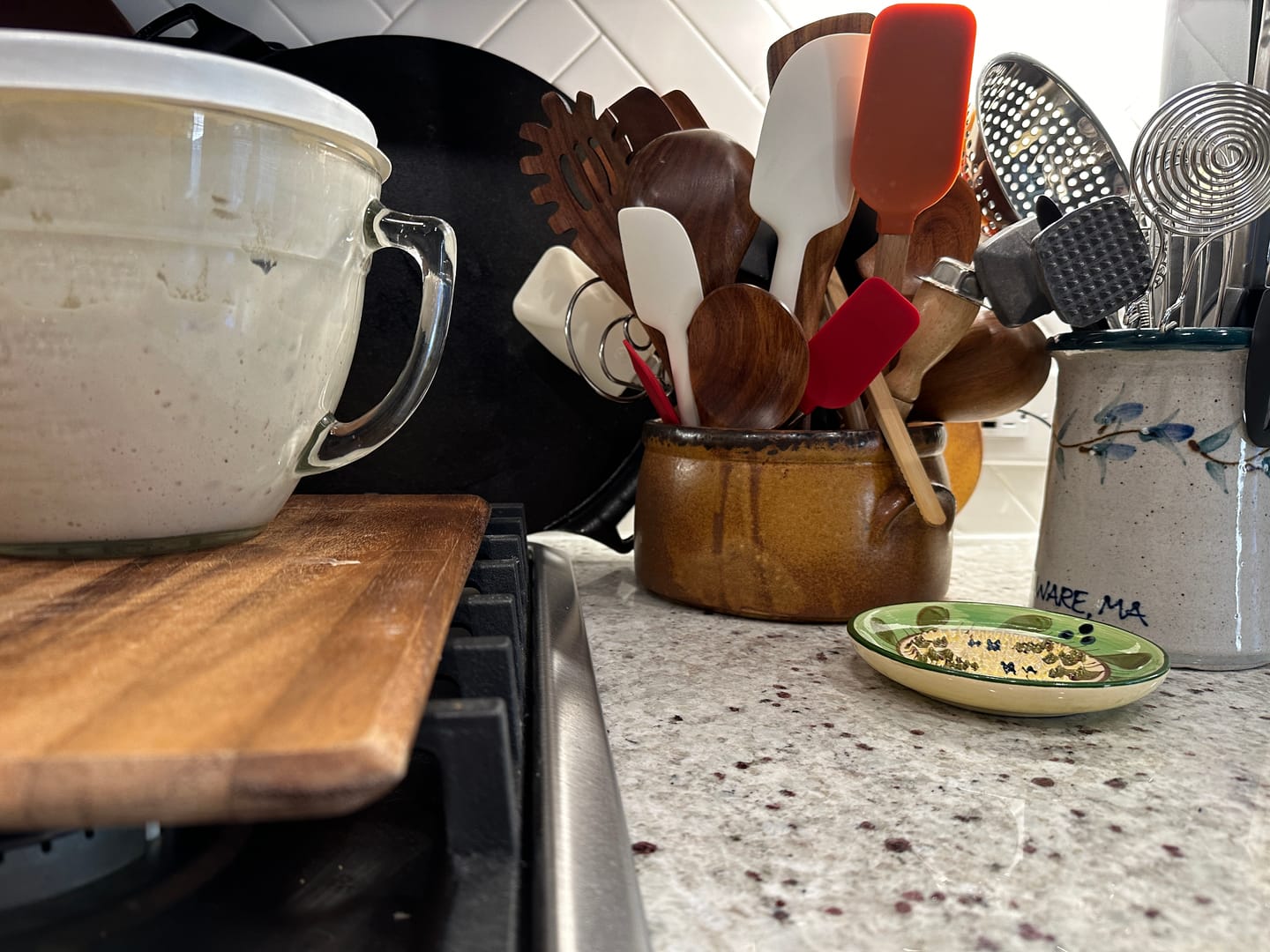 Customer photo review of 10 Piece Teak Wooden Utensil Set