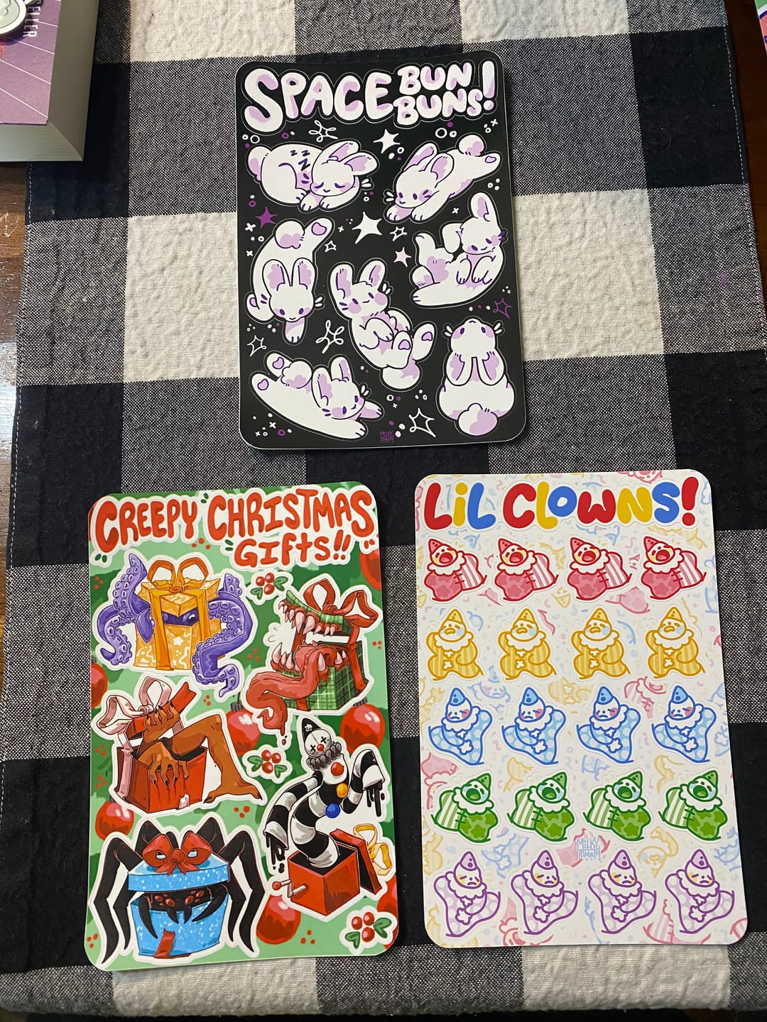Customer photo review of Mystery Sticker Sheet Packs!