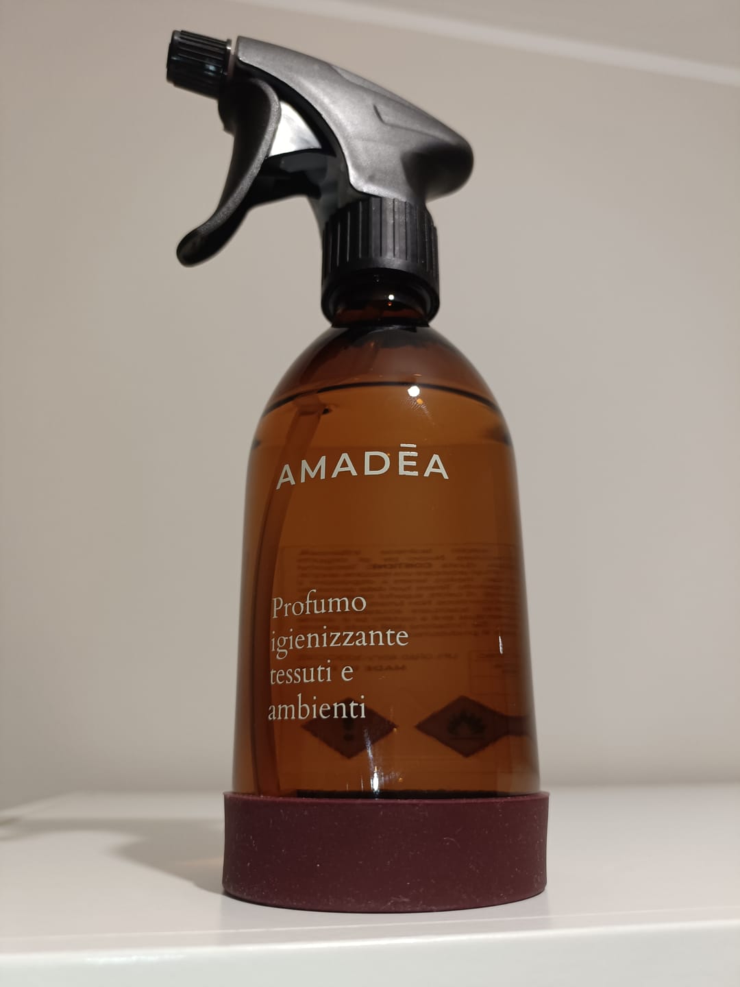 Customer photo review of Profumo igienizzante tessuti e ambienti 300ml