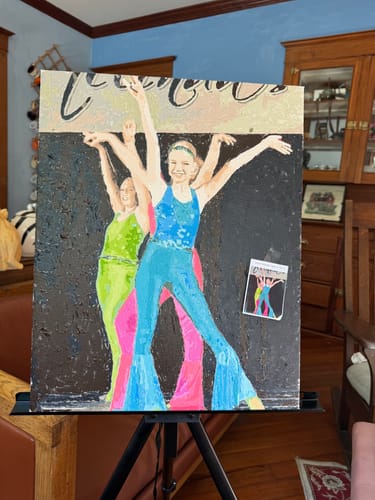 Customer photo review of Custom Paint by Numbers Kit