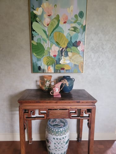 Customer photo review of Flower Canvas Art #FL021