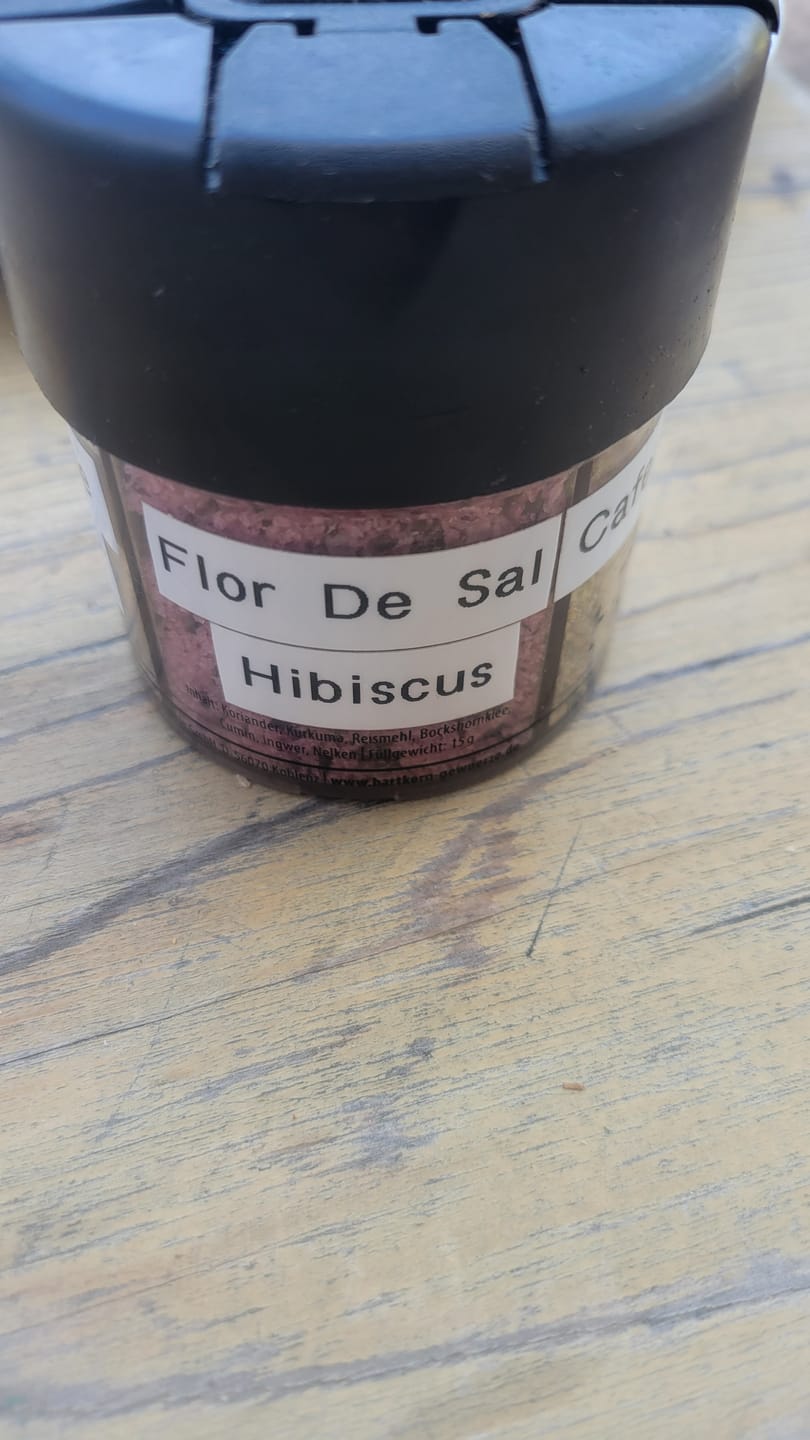 Customer photo review of Flor de Sal d'Es Trenc Hibiskus, 150g