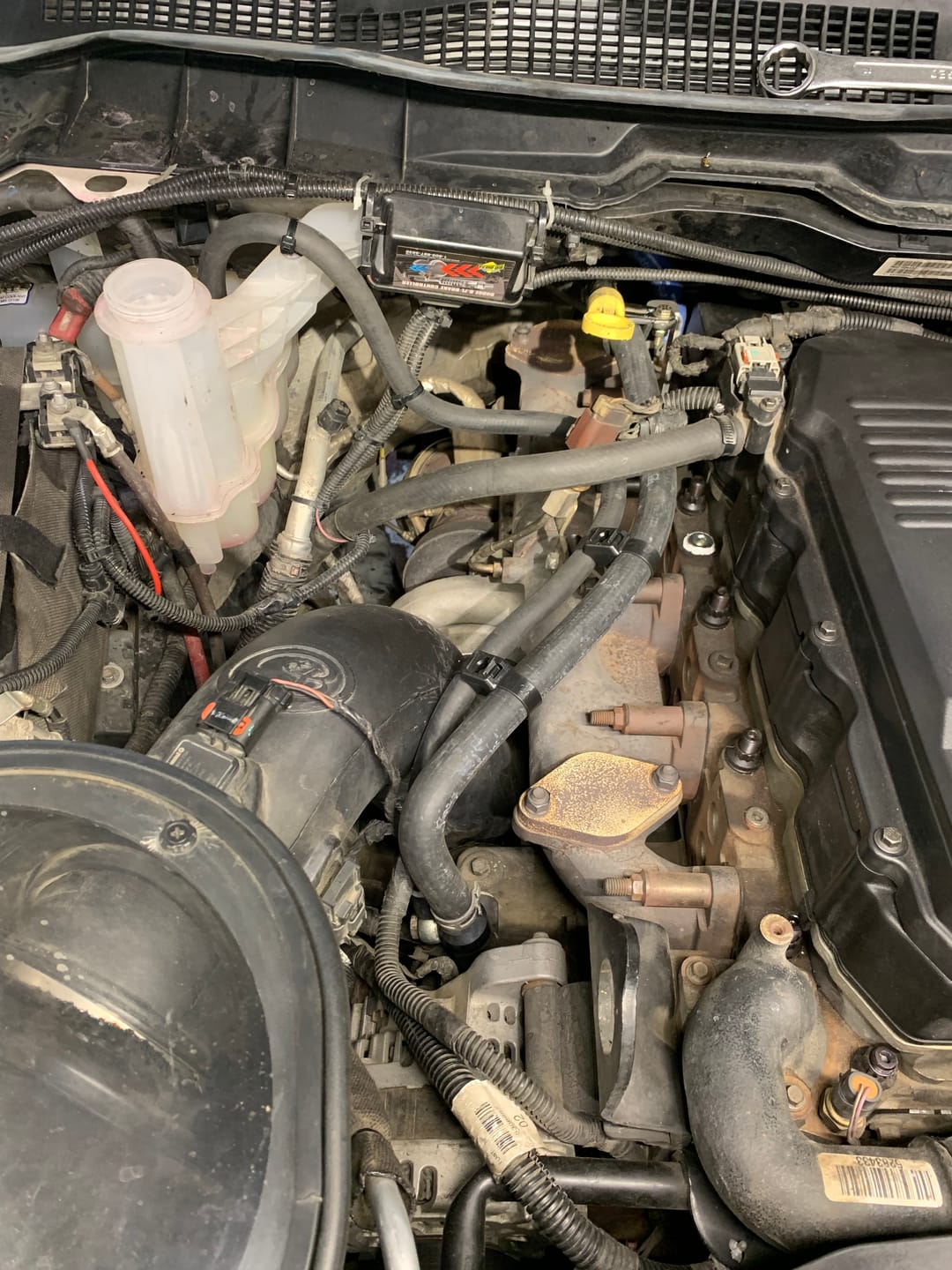 Customer photo review of 2013-2018 Cummins Coolant Reroute Kit (PRC1318CRR)