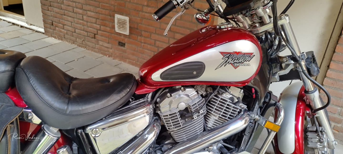 Customer photo review of tank pads mini leather classic stripes