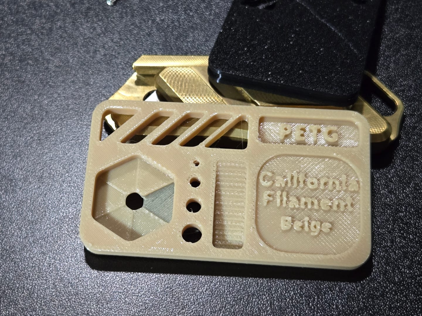 Customer photo review of Beige PETG Filament 1.75mm