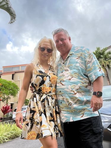 Customer photo review of Onyx Sea Mini Dress