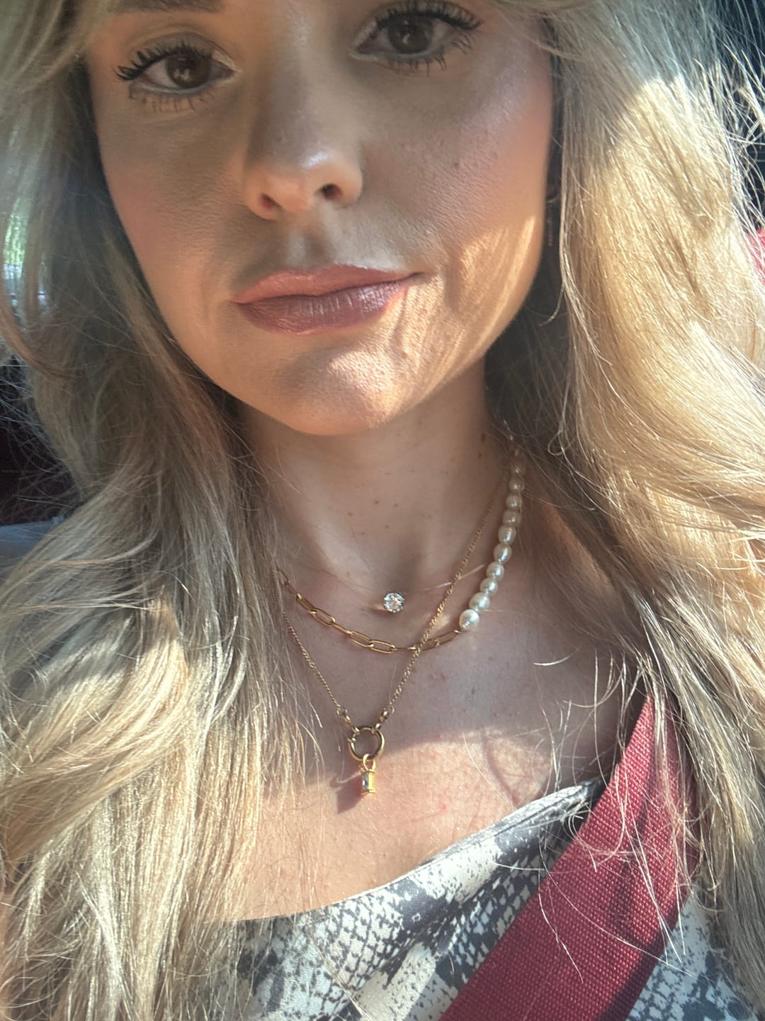 Customer photo review of Marina Perlenkette | 18K vergoldet