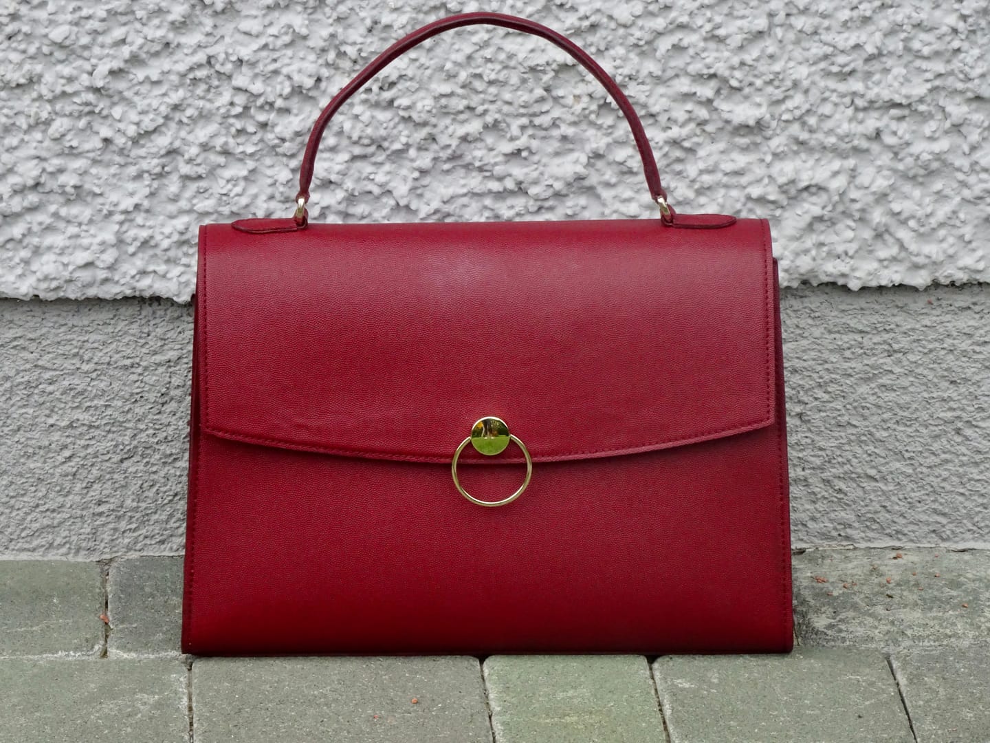 Customer photo review of DIY-Box: The Business Bag *Runde Klappe*