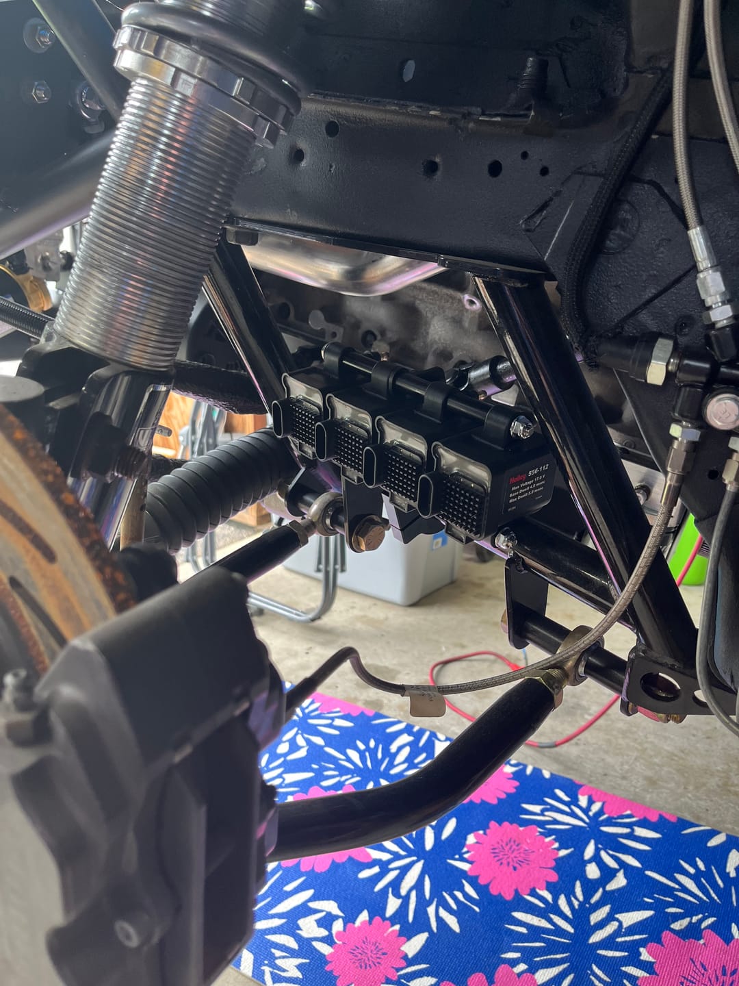 Customer photo review of Rollbar Mount IGN1A Ignition Smart Coil Brackets 1.25" 1 1/4 Tube - PAIR