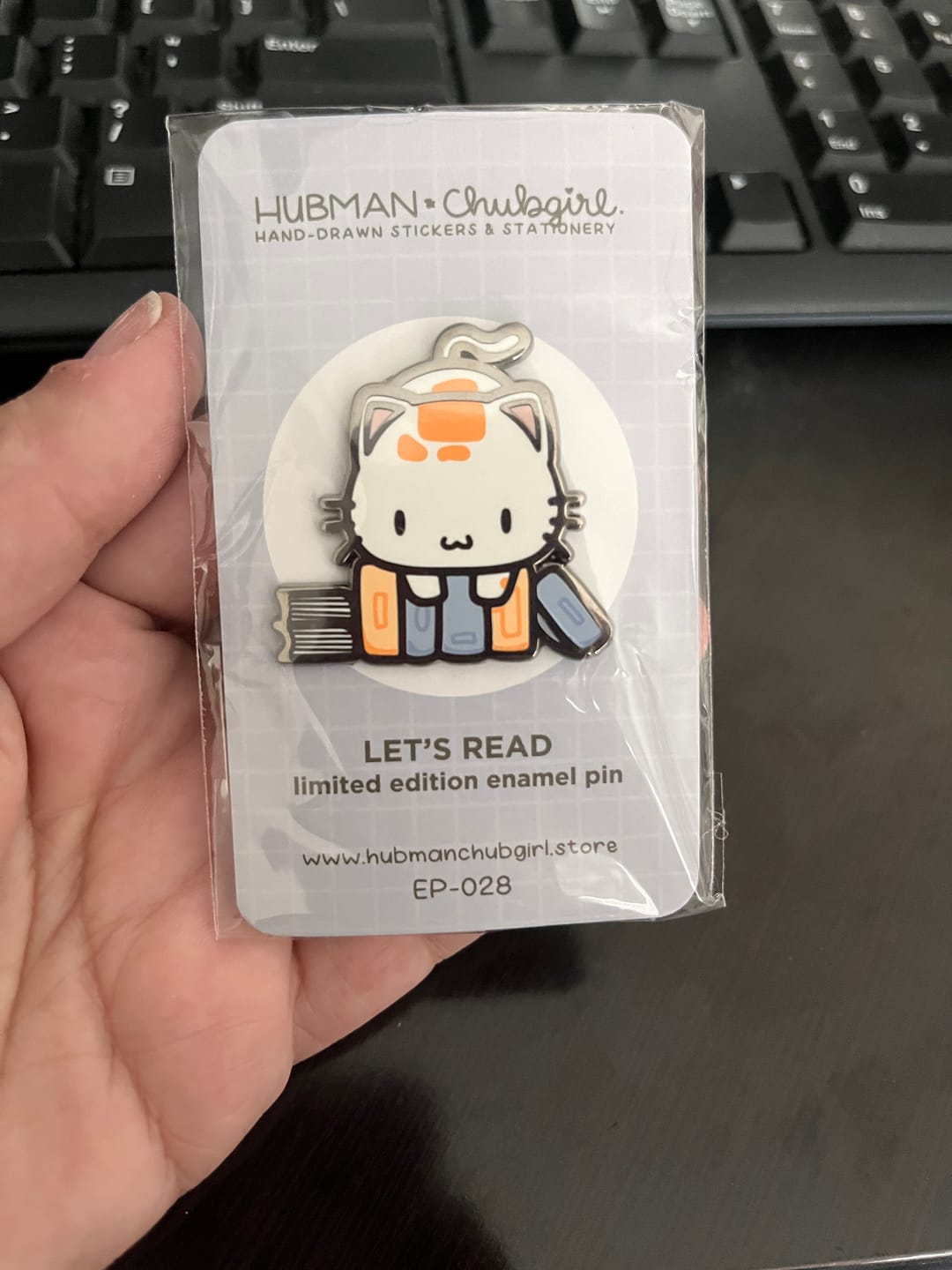 Customer photo review of Let's Read Pin