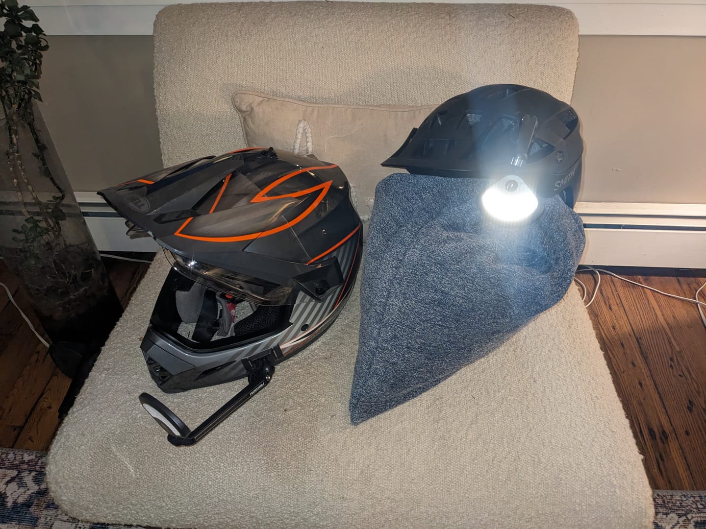 Customer photo review of Helmet Mirror