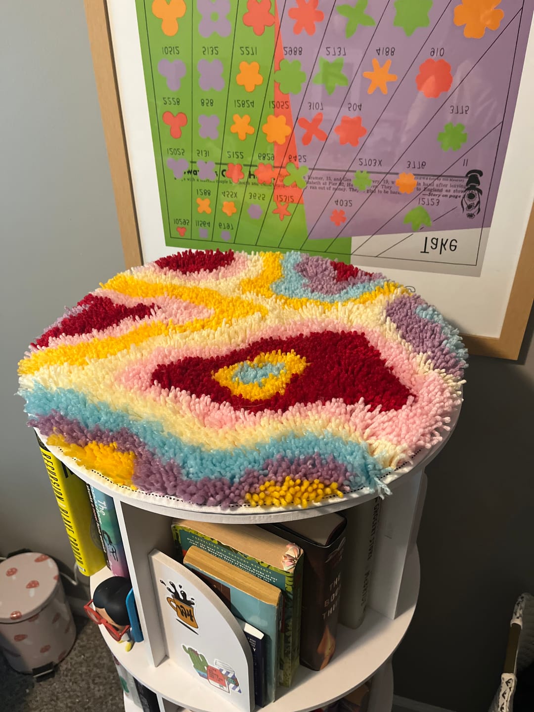 Customer photo review of PSYCHEDELIA Rug Making Kit