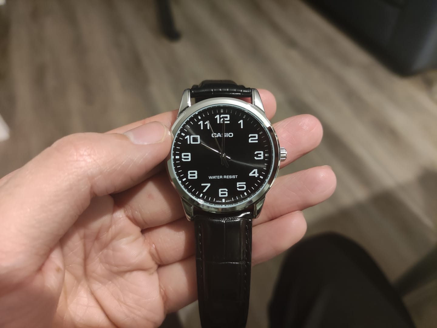 Customer photo review of Reloj Casio Análogo MTP-V001L-1BUDF Negro Correa de Cuero