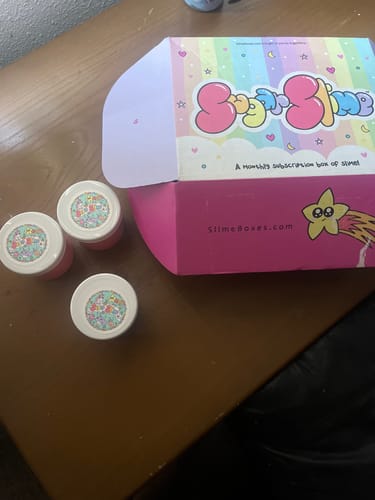 Customer photo review of Monthly Slime Box Subscription - Save 50%! Free Shipping!